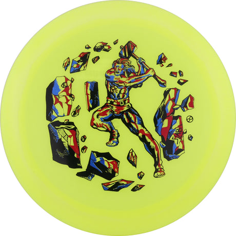 Infinite C-Blend Glow Slab (Yellow) 173-176g very overstable distance driver disc golf disc