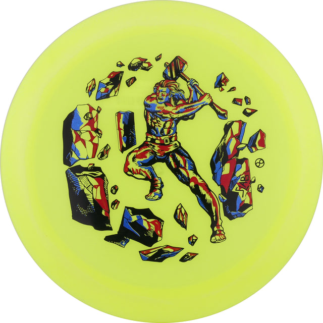 Infinite C-Blend Glow Slab (Yellow) 173-176g very overstable distance driver disc golf disc