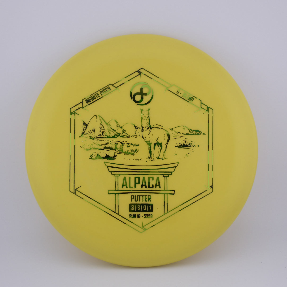 Infinite D-Blend Alpaca 173-176g stable putt & approach disc disc golf disc
