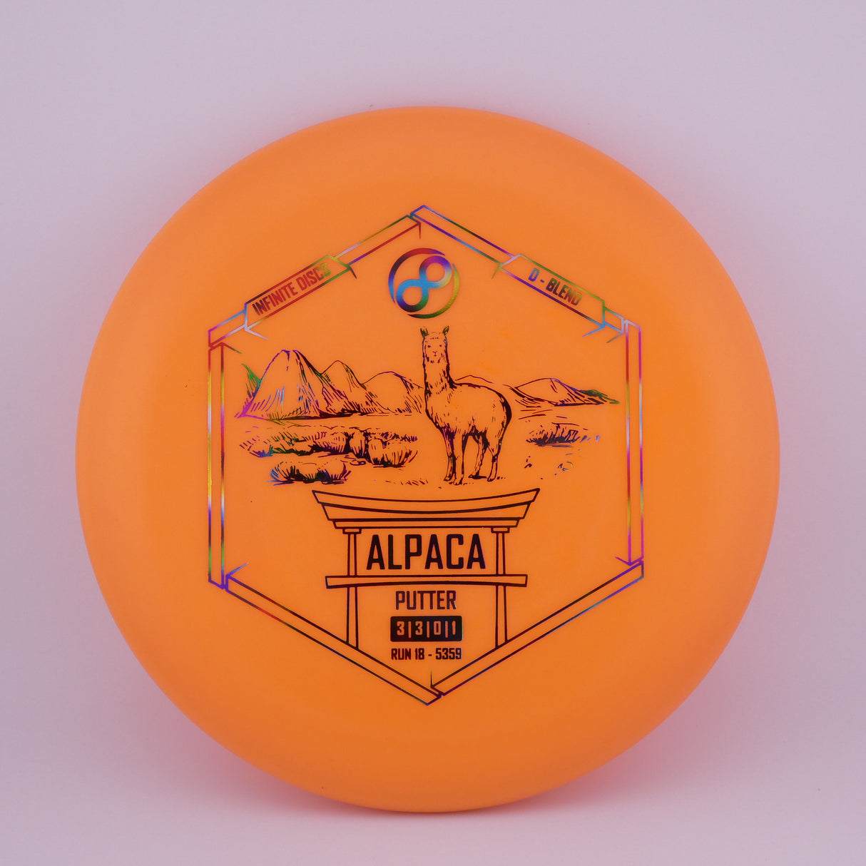 Infinite D-Blend Alpaca 173-176g stable putt & approach disc disc golf disc