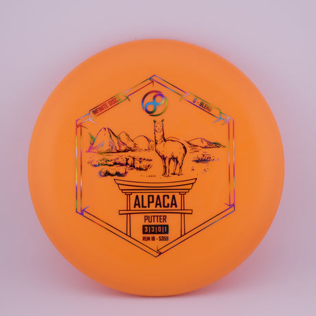 Infinite D-Blend Alpaca 173-176g stable putt & approach disc disc golf disc