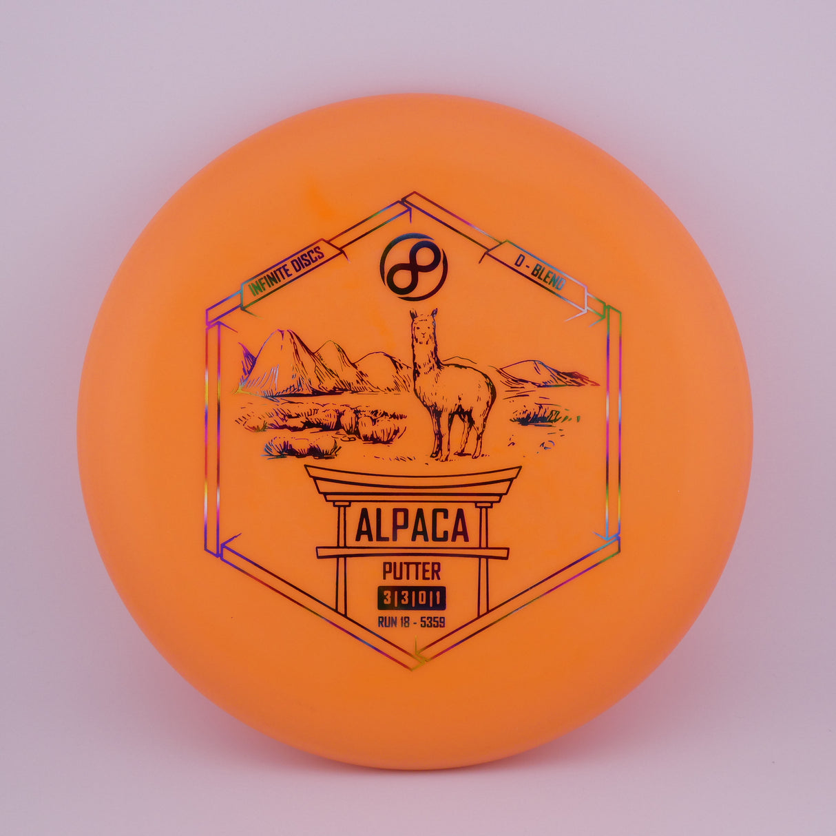 Infinite D-Blend Alpaca 173-176g stable putt & approach disc disc golf disc