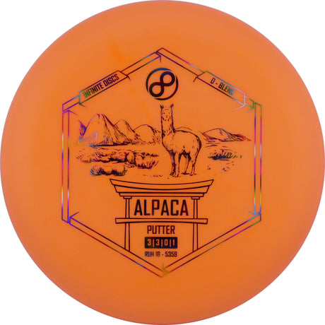 Infinite D-Blend Alpaca 173-176g stable putt & approach disc disc golf disc