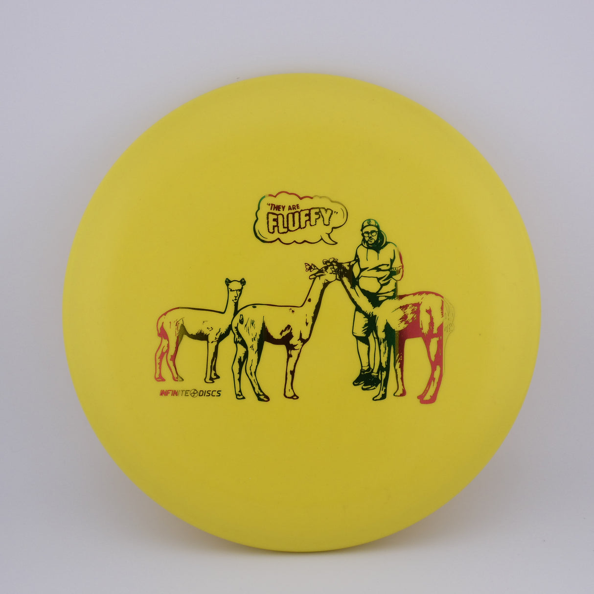 Infinite D Blend Alpaca (Yellow) 173-176g stable putt & approach disc disc golf disc