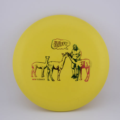 Infinite D Blend Alpaca (Yellow) 173-176g stable putt & approach disc disc golf disc