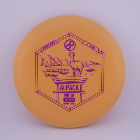 Infinite X-Blend Alpaca 173-176g (Orange) stable putt & approach disc disc golf disc