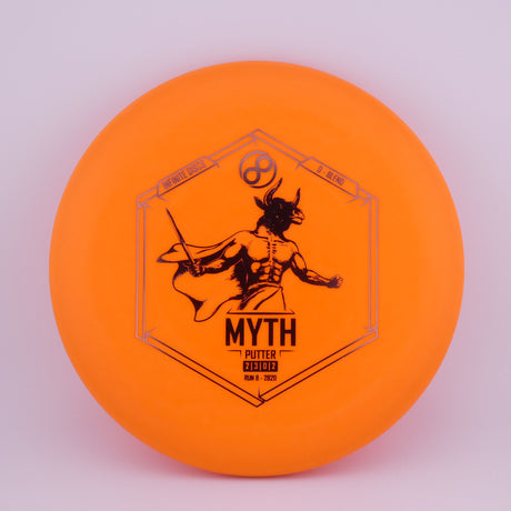 Infinite D Blend Myth 173-176g Orange stable putt & approach disc disc golf disc