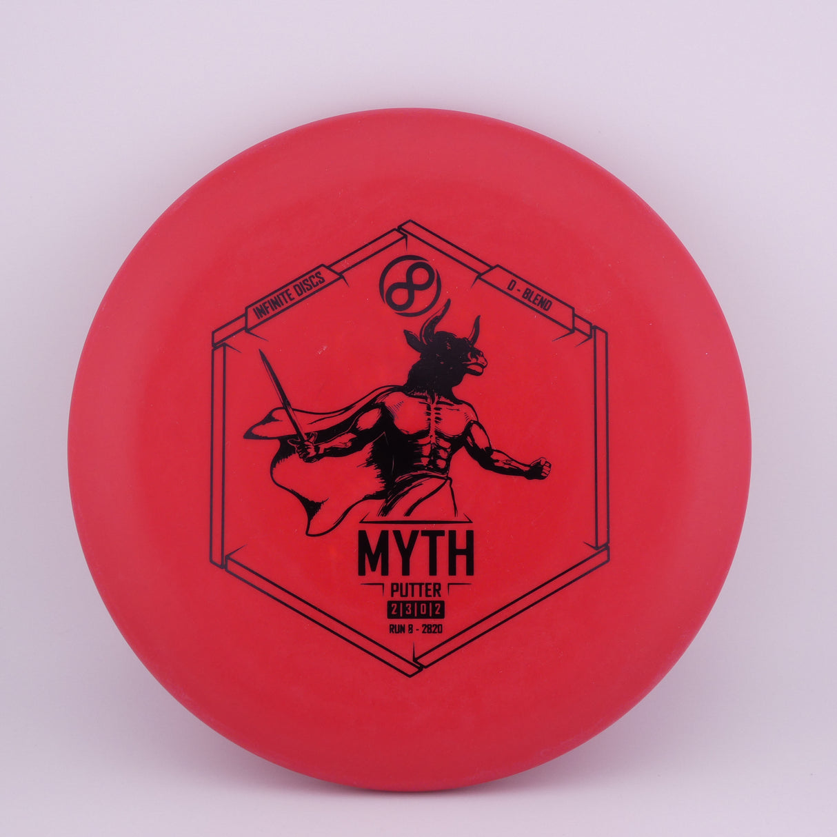 Infinite D Blend Myth 173-176g Red putt & approach disc disc golf disc
