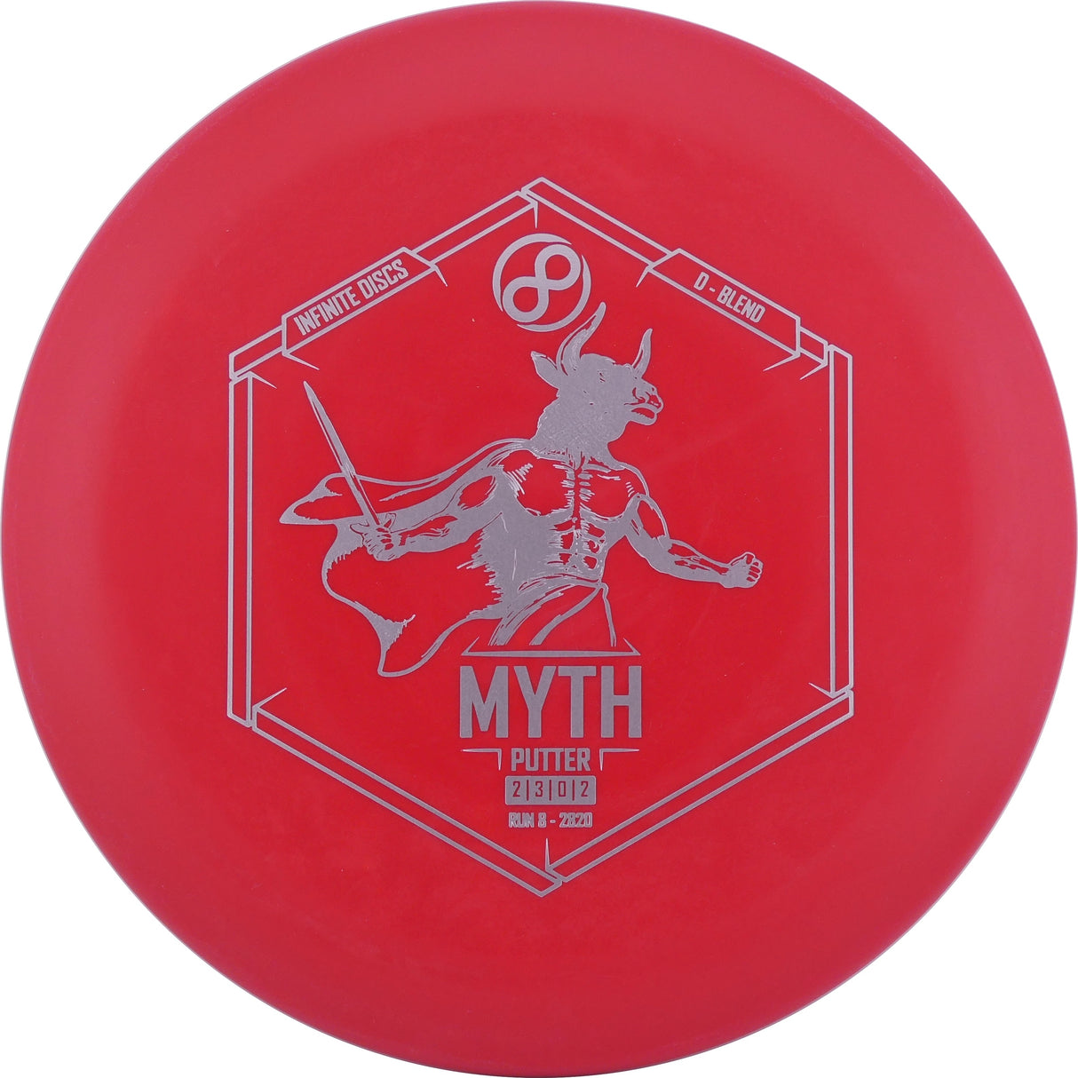 Infinite D Blend Myth 173-176g Red putt & approach disc disc golf disc