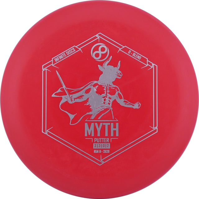Infinite D Blend Myth 173-176g Red putt & approach disc disc golf disc