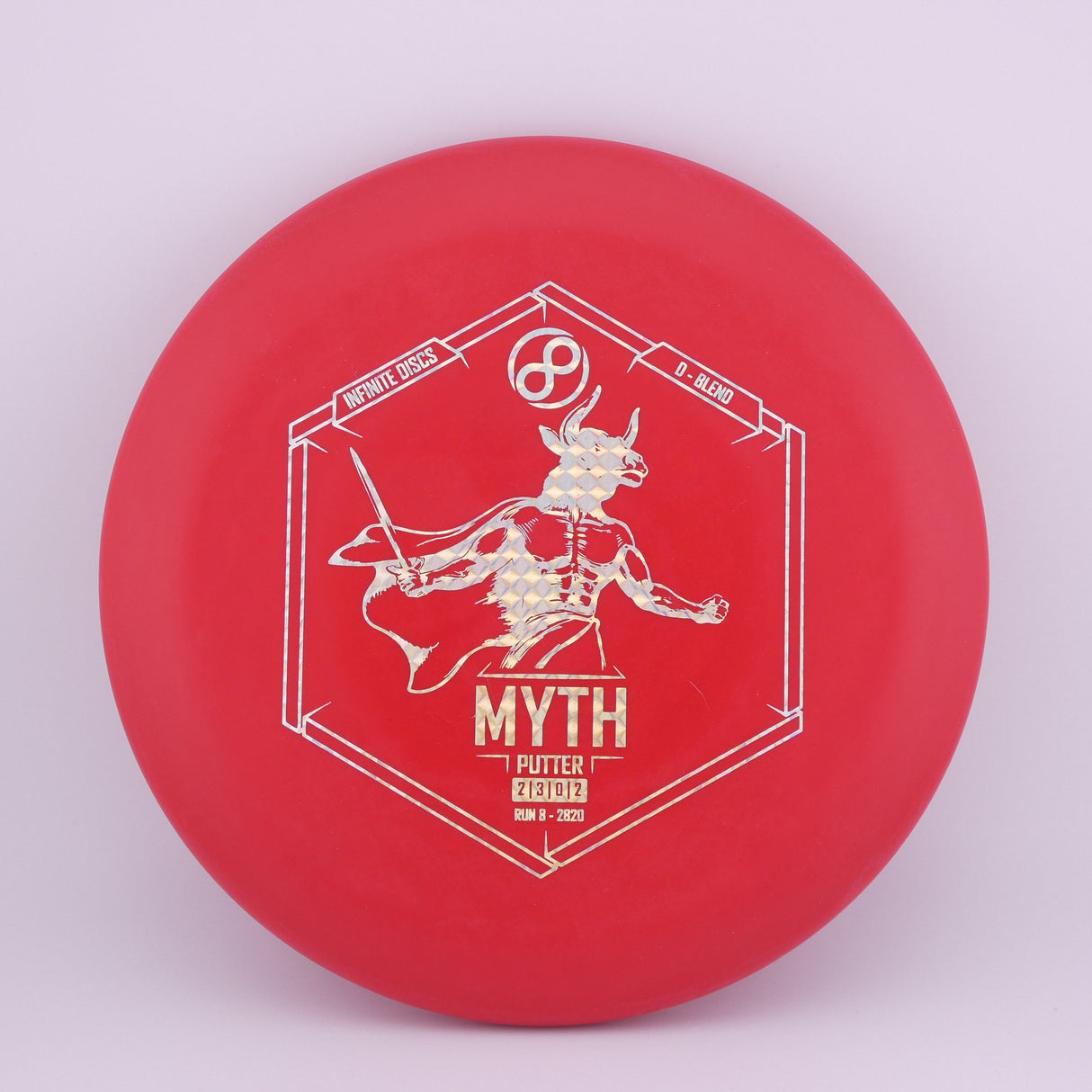 Infinite D Blend Myth 173-176g Red putt & approach disc disc golf disc
