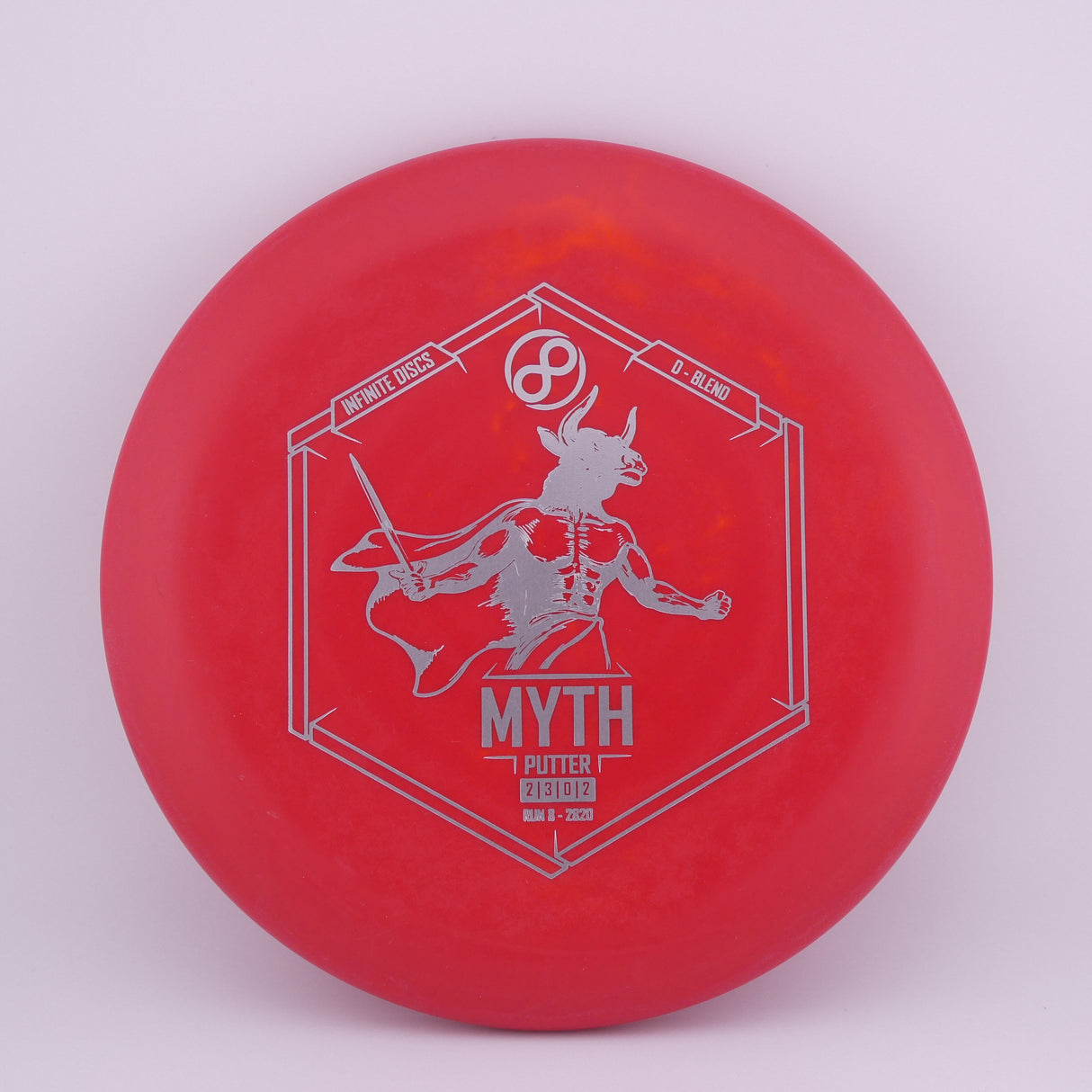 Infinite D Blend Myth 173-176g Red putt & approach disc disc golf disc