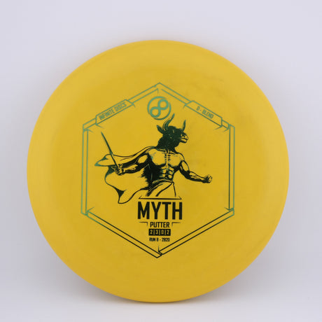 Infinite D Blend Myth 173-176g Yellow stable putt & approach disc disc golf disc
