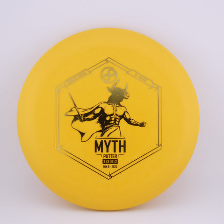 Infinite D Blend Myth 173-176g Yellow stable putt & approach disc disc golf disc