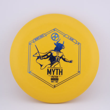 Infinite D Blend Myth 173-176g Yellow stable putt & approach disc disc golf disc