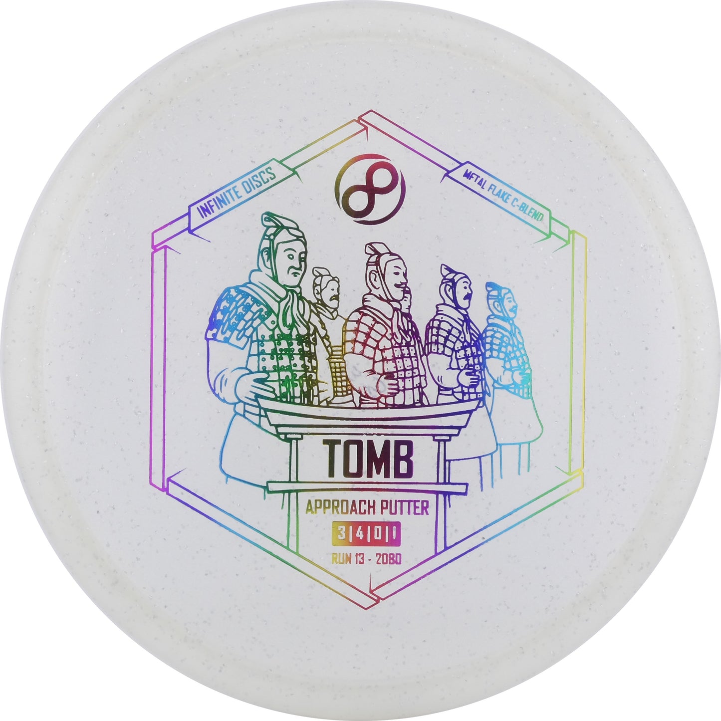 Metal Flake C-Blend Tomb 173-176g (White)