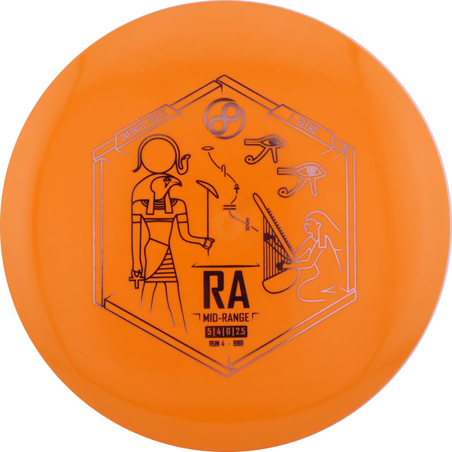 Infinite I Blend Ra 166-169g overstable midrange disc golf disc