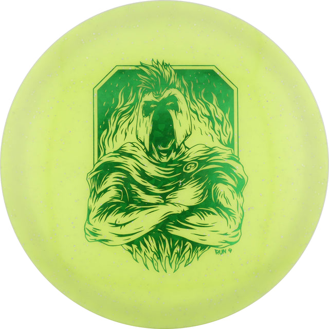 Infinite Metal Flake Glow C-Blend Centurion 173-176g (GREEN) stable control driver disc golf disc