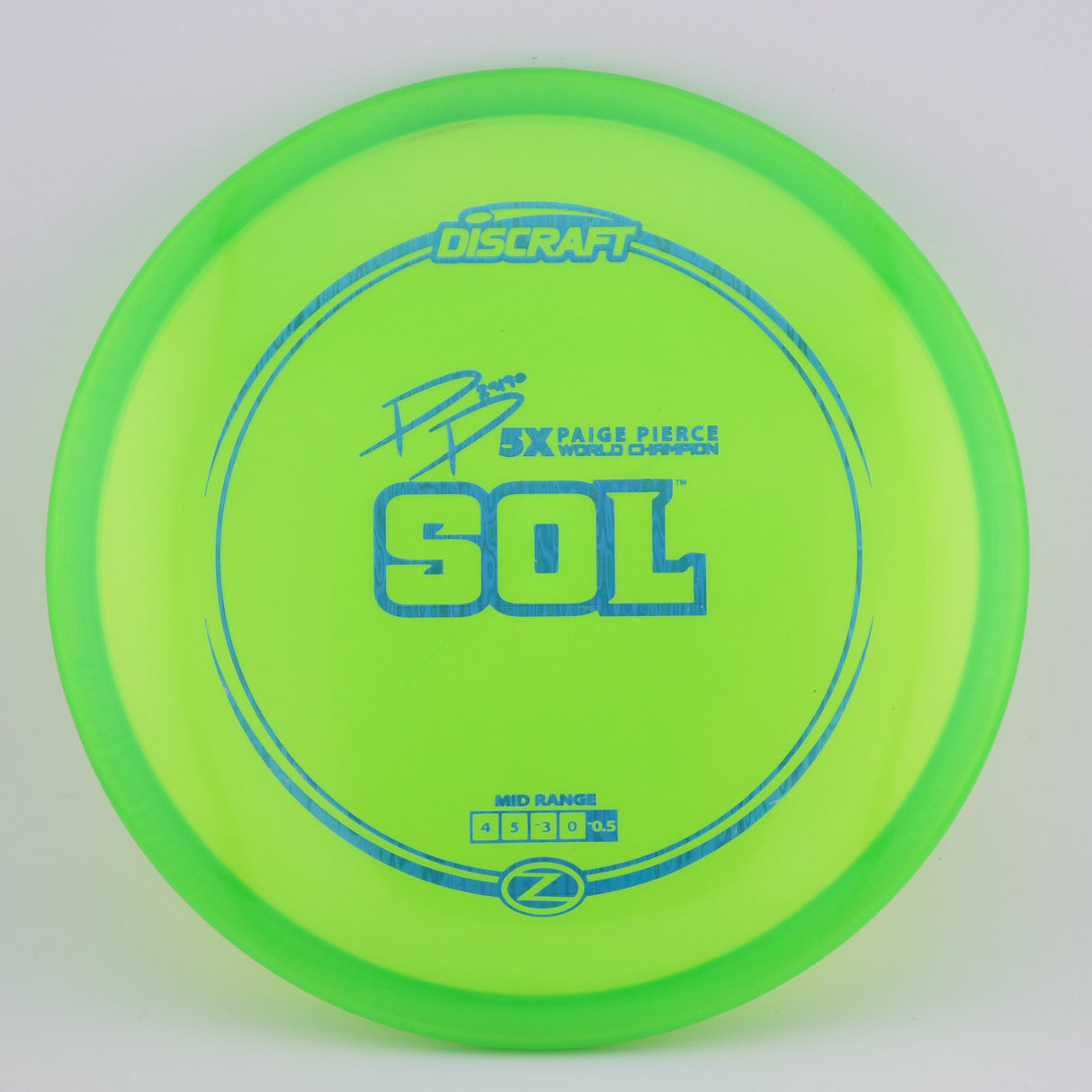 Discraft Z Line Sol 160-163g midrange disc golf disc