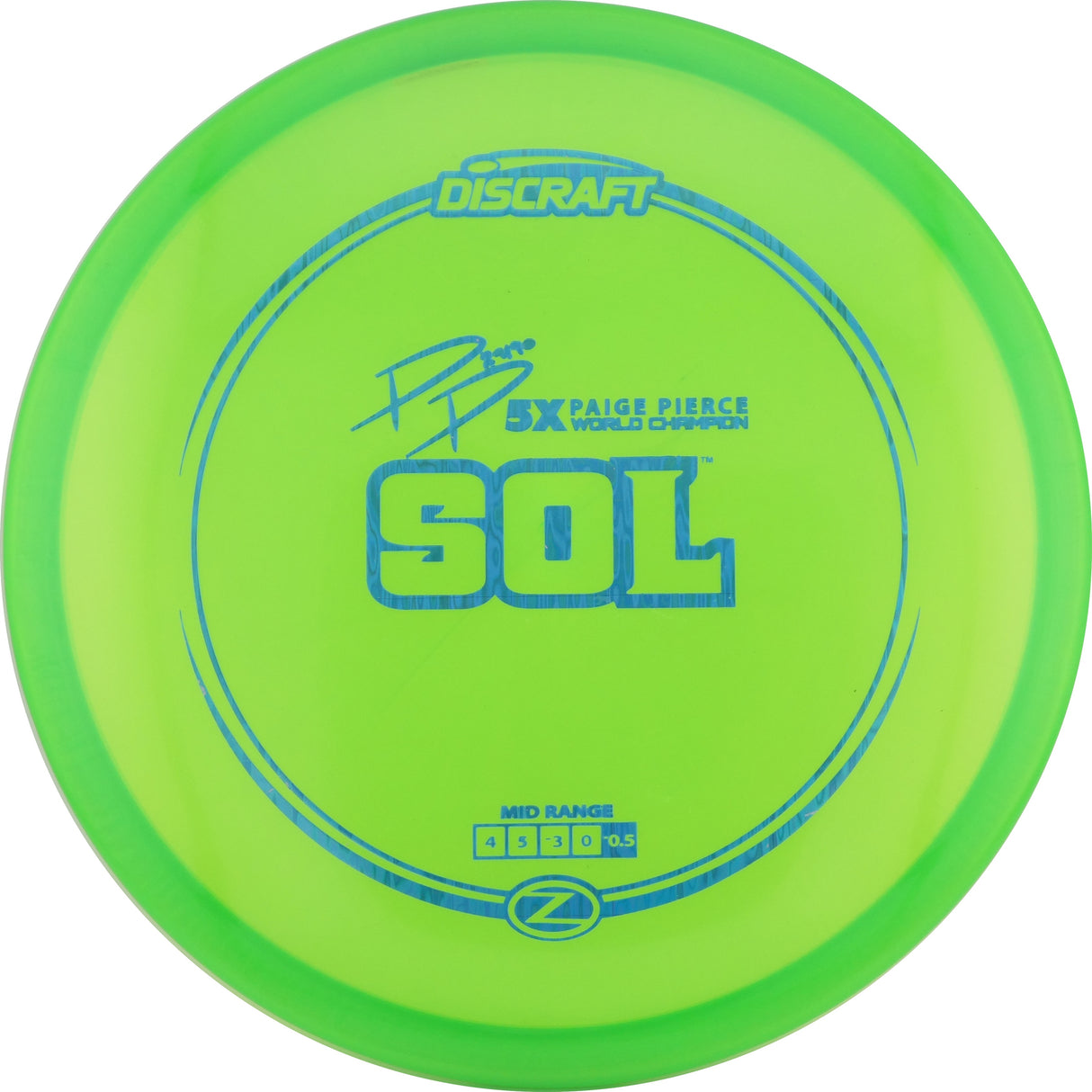 Discraft Z Line Sol 160-163g midrange disc golf disc