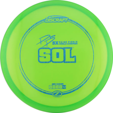 Discraft Z Line Sol 160-163g midrange disc golf disc