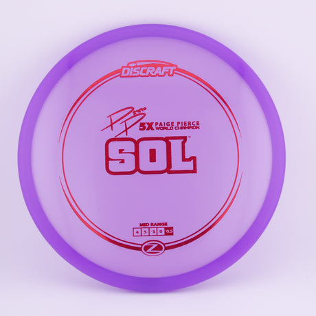 Discraft Z Line Sol 160-163g midrange disc golf disc