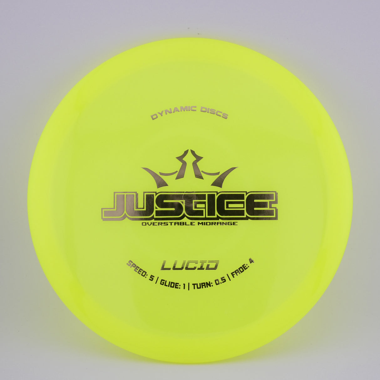Dynamic Discs Lucid Justice 173-176g midrange disc golf disc