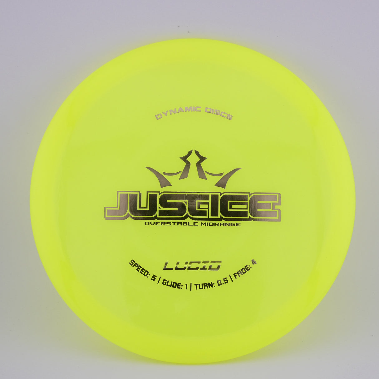Dynamic Discs Lucid Justice 173-176g midrange disc golf disc