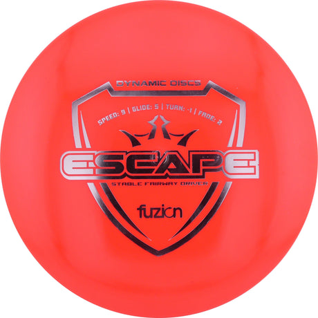 Dynamic Discs Fuzion Escape 173-176g control driver disc golf disc
