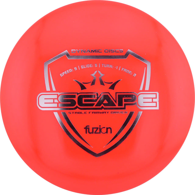 Dynamic Discs Fuzion Escape 173-176g control driver disc golf disc