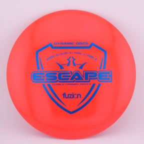 Dynamic Discs Fuzion Escape 173-176g control driver disc golf disc