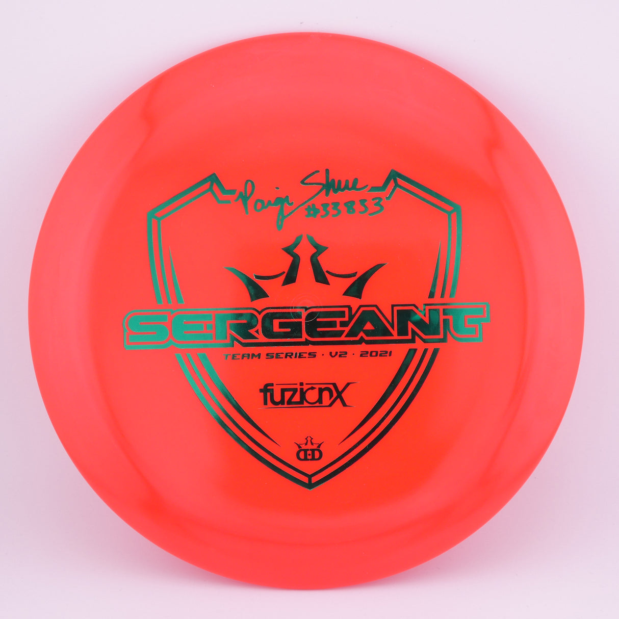 Dynamic Discs Fuzion-X Sergeant Paige Shue 2021 173-176g distance driver disc golf disc