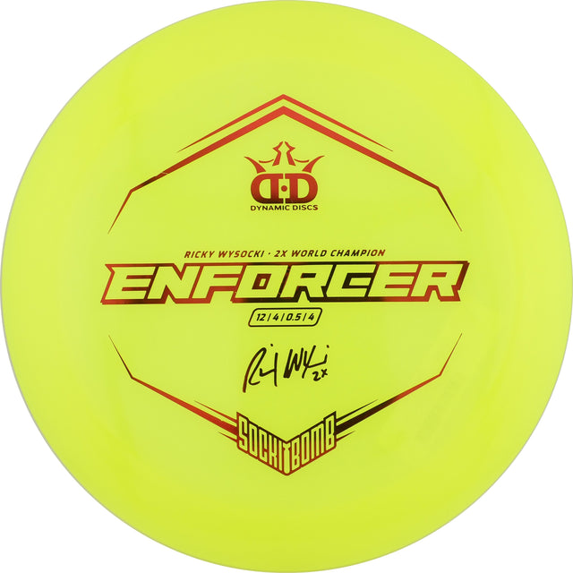 Dynamic Discs Lucid Enforcer Ricky Wysocki distance driver disc golf disc