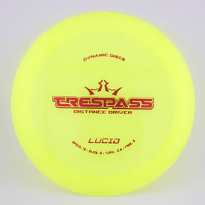 Dynamic Discs Lucid Trespass 173-176g distance driver disc golf disc
