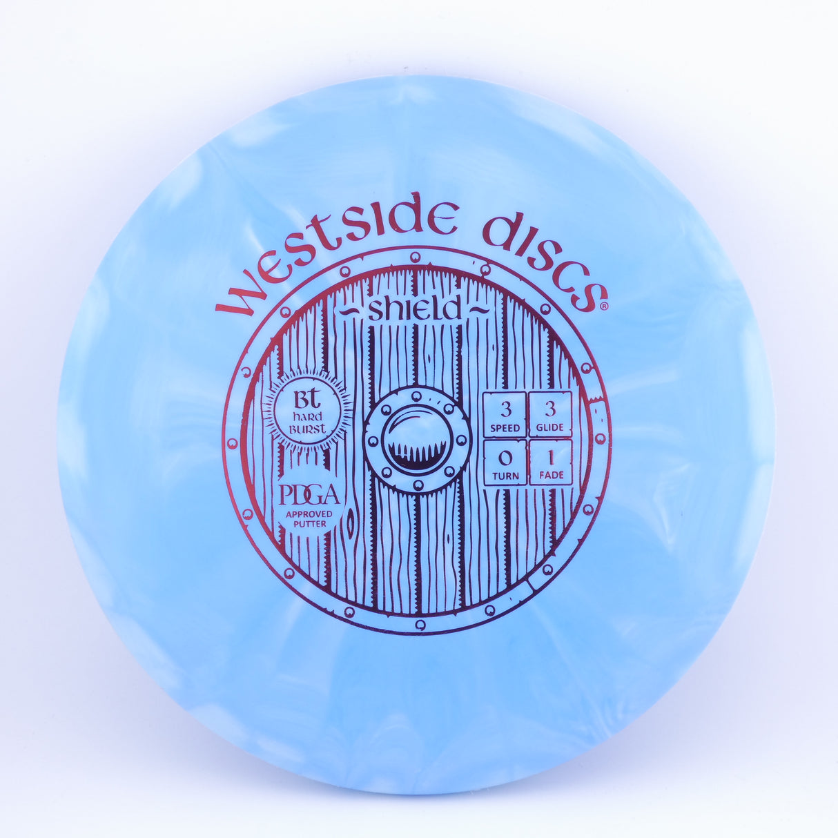 Westside Discs BT Hard Burst Shield 173-176g putt & approach disc disc golf disc