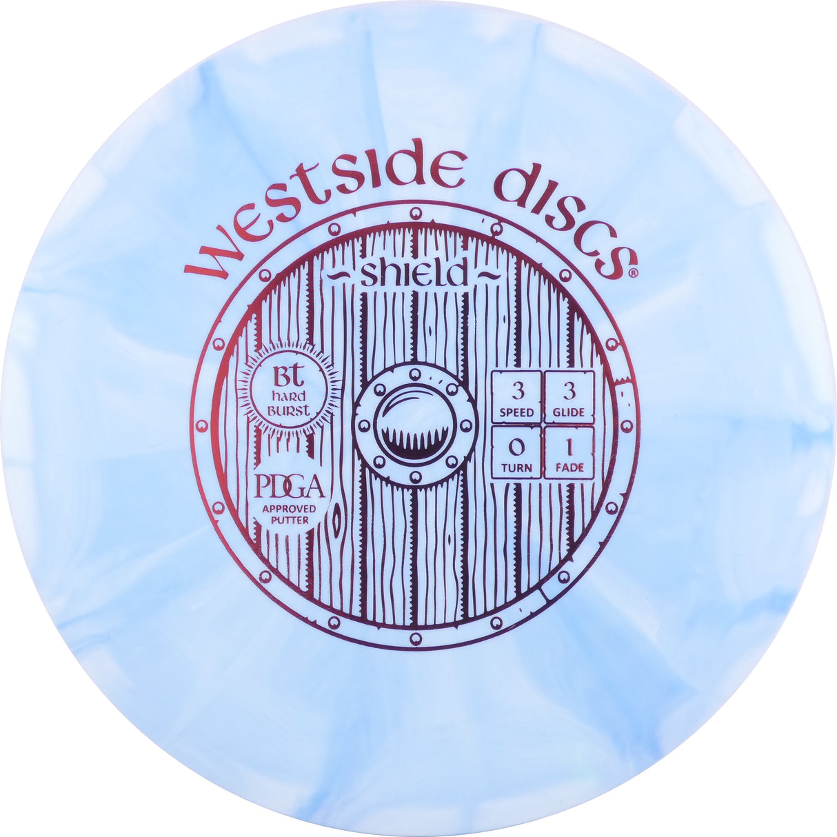 Westside Discs BT Hard Burst Shield 173-176g putt & approach disc disc golf disc
