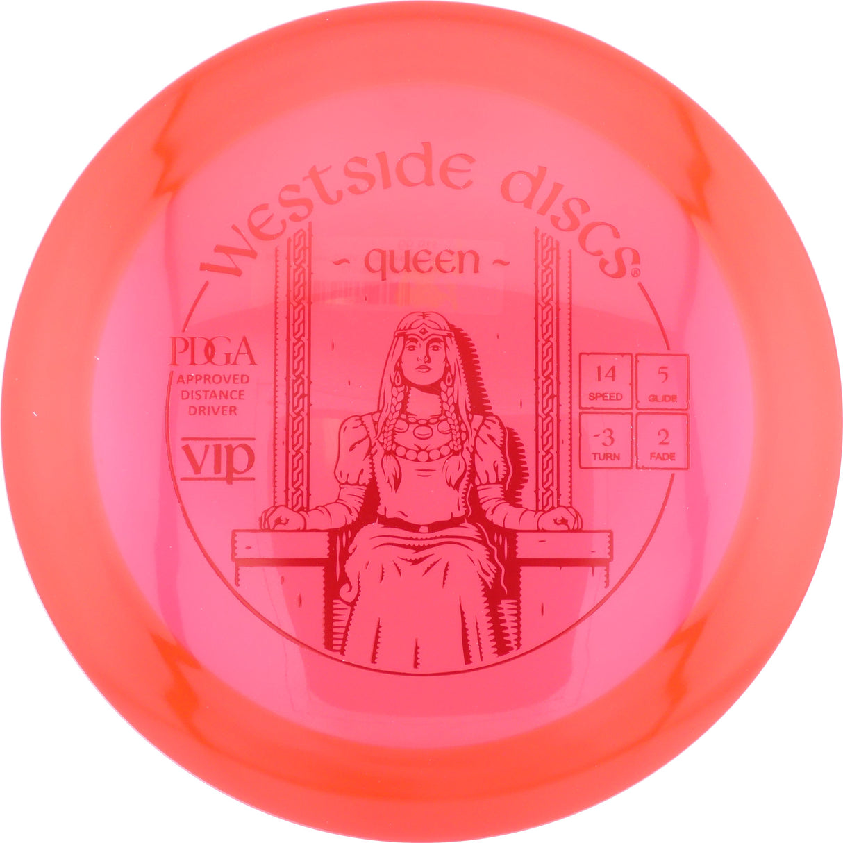 Westside Discs VIP Queen 173-176g distance driver disc golf disc
