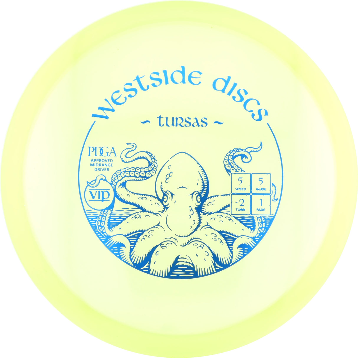 Westside Discs VIP Tursas 177g+ midrange disc golf disc