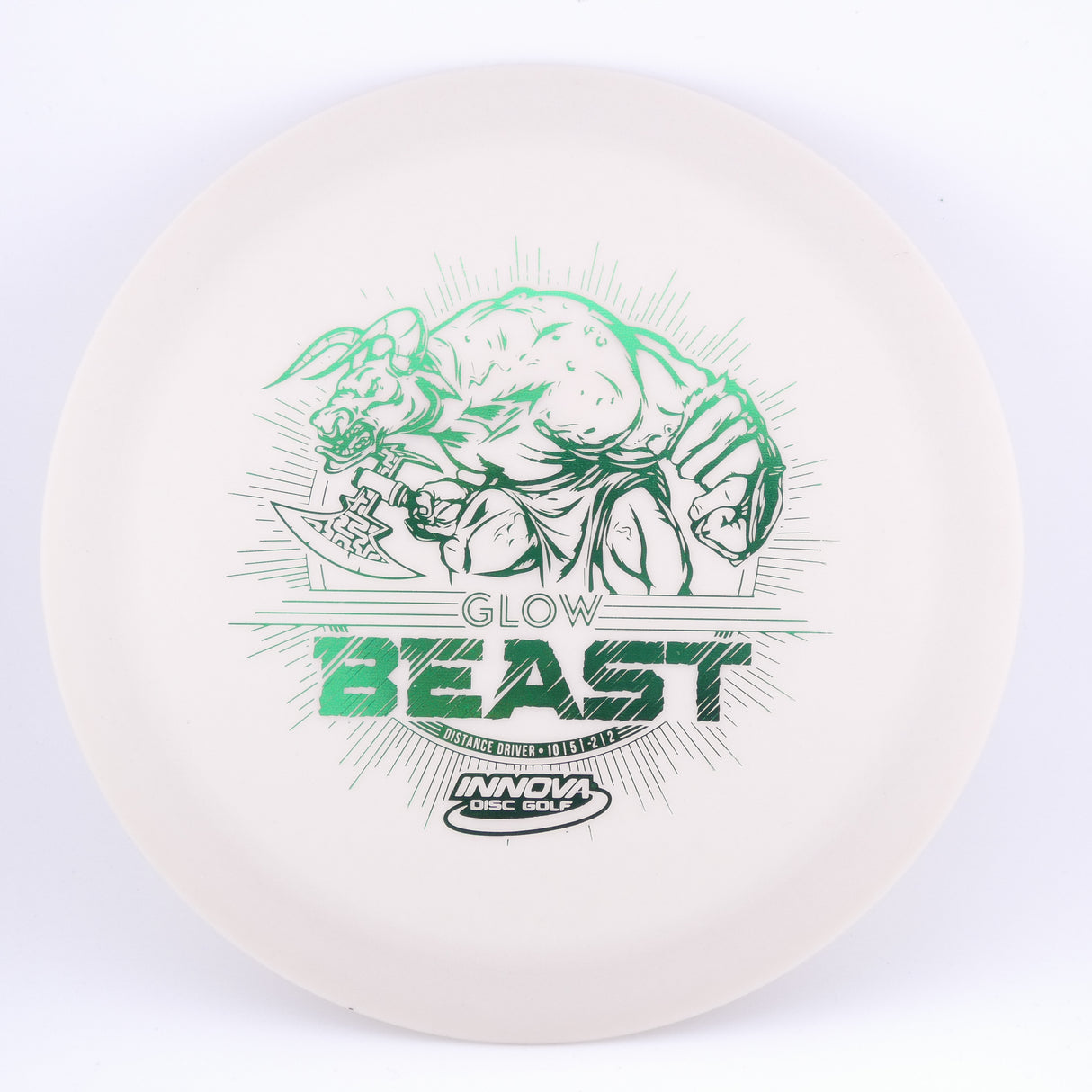 Innova DX Glow Beast Distance Driver 173-175g stable disc golf disc