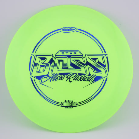 Innova Star Boss Alex Russell (Tour Series) 173-175g Green distance driver disc golf disc