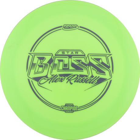 Innova Star Boss Alex Russell (Tour Series) 173-175g Green distance driver disc golf disc