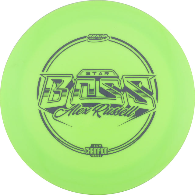 Innova Star Boss Alex Russell (Tour Series) 173-175g Green distance driver disc golf disc