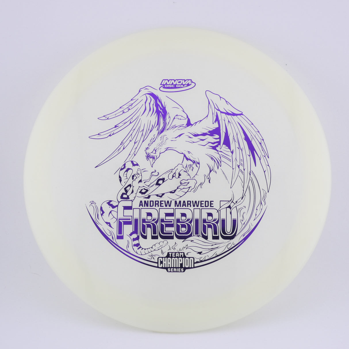 Innova Champion Glow Firebird Andrew Marwede (Tour Series) 173-175g control driver disc golf disc