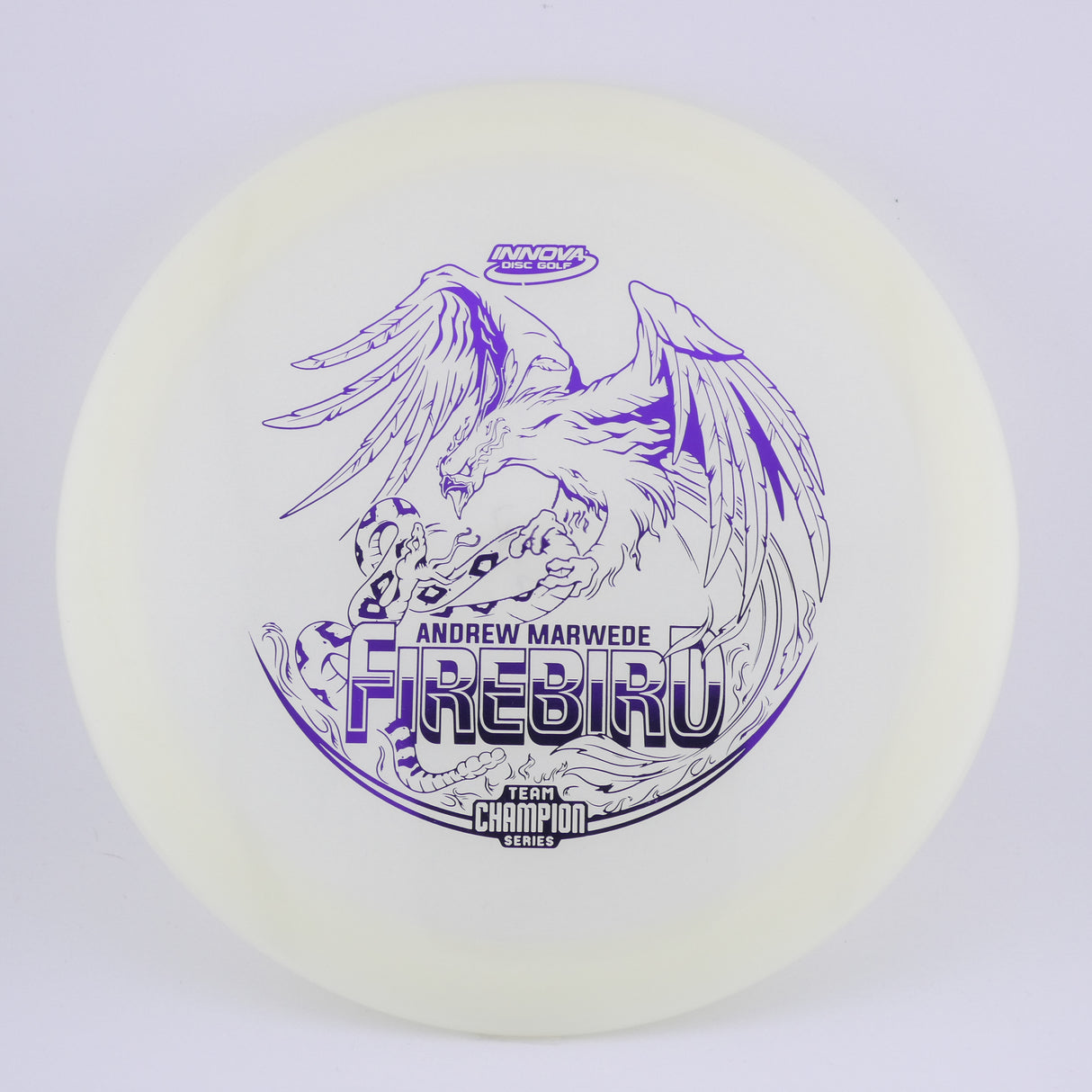 Innova Champion Glow Firebird Andrew Marwede (Tour Series) 173-175g control driver disc golf disc
