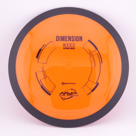 MVP Neutron Dimension 170-175g slightly overstable distance driver disc golf disc