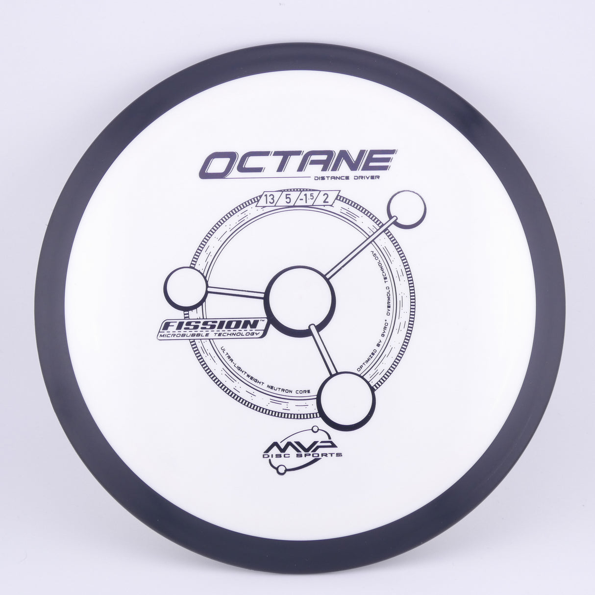 MVP Fission Octane 155-159g slightly understable distance driver disc golf disc