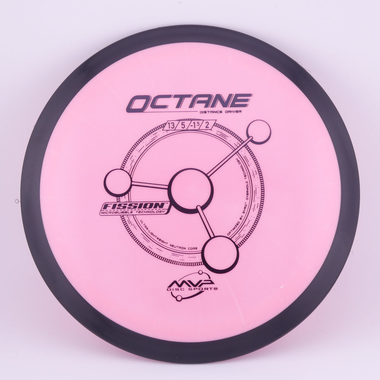 MVP Fission Octane 155-159g slightly understable distance driver disc golf disc