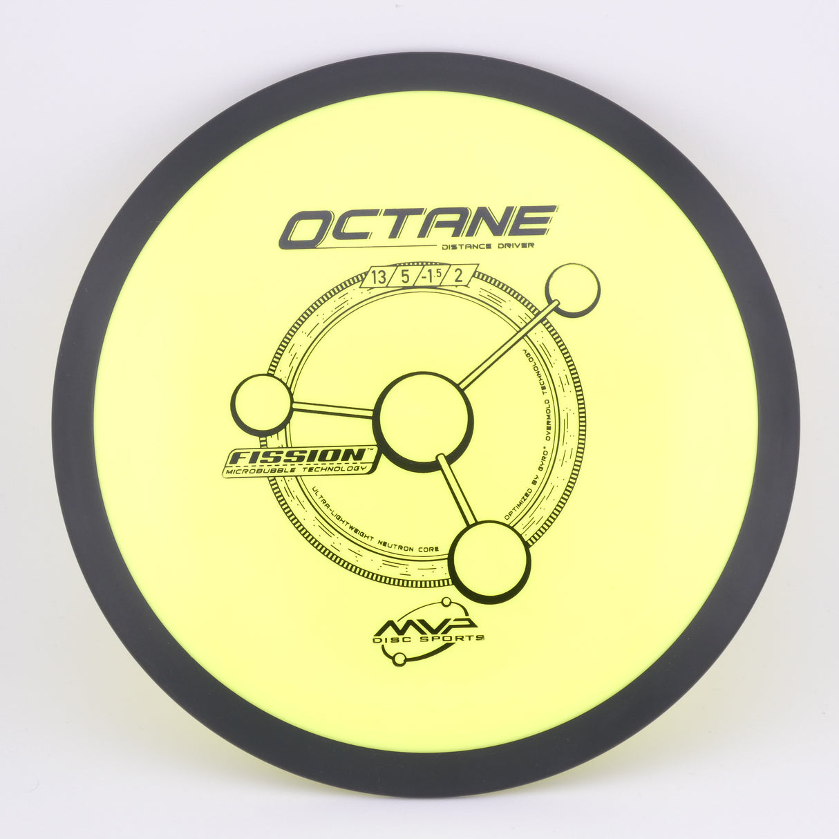 MVP Fission Octane 170-175g slightly understable distance driver disc golf disc