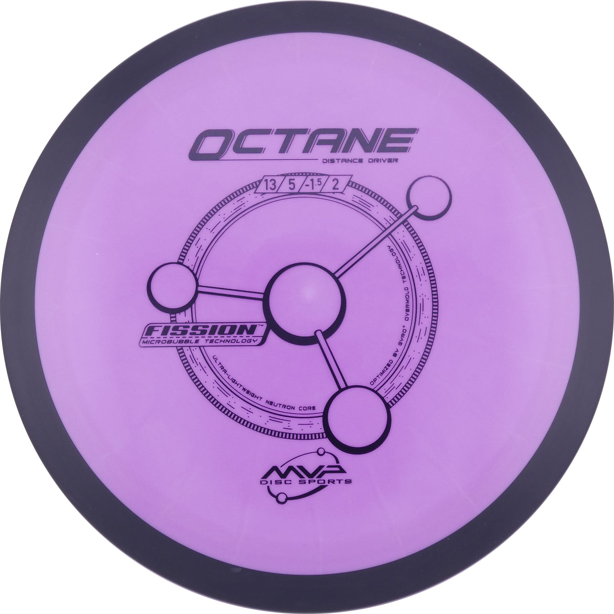 MVP Fission Octane 170-175g slightly understable distance driver disc golf disc