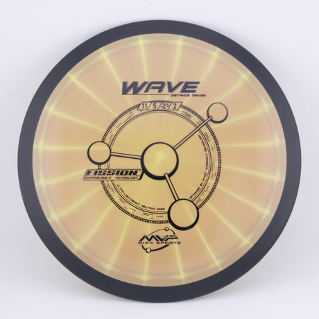MVP Fission Wave 170-175g slightly understable distance driver disc golf disc